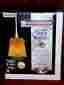 383652 Hampton Bay Amber Oval Glass Track Pendant Light New In Box