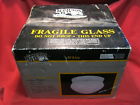 385 544 Hampton Bay Flush Mount Fixture White Finish Glass 725916000134