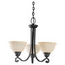39058ble-07 Sea Gull Lighting Serenity Light Chandelier In Weathered 785652390586