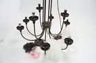 3929 Trans Globe Lighting Double Glass Two Tier Chandelier 736916588768