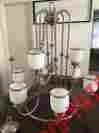 3988pl Hinkley Easton 9 Light Chandelier In Polished Antique Nickel
