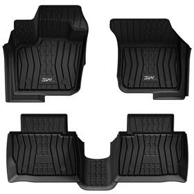 3w-lincoln 3w 641055545131 Floor Mats Fit 2017-2020 Ford Fusion Include Hybrid And Lincoln Mkz All We