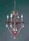 F1800 4-light 4pbr Murray Feiss New 16 Inchw Mademoiselle Peruvian Bronze Chandelier 014817238983