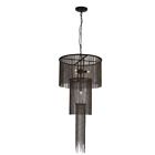 40048 Home Beautiful Metal Metallic Waterfall Chandelier