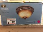 414831 Hampton Bay Creme Brulee Floushmount Fixture