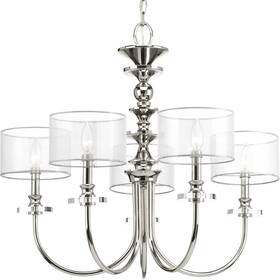43320-pni 41elizabeth Dale Chandelier Polished Nickel