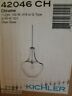 42046ch Kichler Everly Chrome Pendant Glass Shade 783927392105