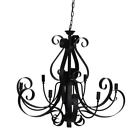 8058456 42169 Home Black Chandelier 805845421696