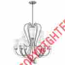 4228bn Channing Hinkley Lighting 4228 Brushed Nickel 9 Light 2 Tier Empire Chandelier 640665422801