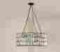 4251658 Adeline Pottery Barn Faceted-crystal Round Chandelier Authentic