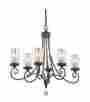 42862swz Kichler Lighting Lara 6lt Oval Chandelier Shadow Bronze Finish