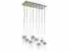 42890ni Kichler Clear Glass Shades 8-lt Pendant Lamp Ceiling Light Chandelier 783927440806