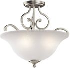43232ni Kichler Lighting Camerena Light Semi Flush Ceiling 783927398015