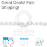 43397-61889 Parmida Led Technologies Pack Dimmable Disk Light Flush 853762007967
