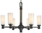 4366-281 Minka Lavery Harvard Court Bronze Round Chandelier Clear 0747396072005