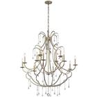 43690sgd Kichler Lighting Shelsley Chandeliers Gold Tones Steel 783927469302