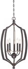 4373-579 Minka Lavery Middletown Bronze Downtown Pendant Steel Construction 0747396095110