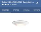 43845whled27 Kichler Light Flush Mount 783927477994
