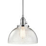 43853ch Kichler Chrome Avery Single Light Wide Pendant 783927469890