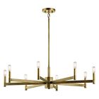 43857nbr Kichler Erzo Chandelier Natural Brass 783927469784