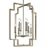 43966pn Kichler Downtown Deco Wide Candle Style Chandelier 783927518161