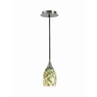 44301bs-fore Kenroy Home Medici Brushed Steel Mini Pendant 053392123079