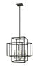 454-22bk-bn Titania Wide Chandelier Black Brushed Nickel 685659077544