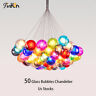 45646541455454 Tinhon Modern Chandelier Glass Bubble Light Ceiling Hanging Lamp Pendant