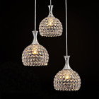 4591862 Lightess Chandelier Lighting Hanging Crystal Pendant Light Fixtures Modern Flush