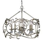 4616-6 Golden Lighting Wg Colette Candle Style Chandelier 844375029385