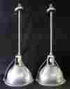 46376 Brass Light Gallery Xl Cast Loft Holophane Kitchen Satin Steel Pendant Lights