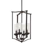 4658 Minka Lavery Elyton Light Wide Taper Candle Pendant 747396105086