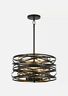 4675-111 New Vortic Flow Pendant Dark Bronze Mosaic Gold 747396105710
