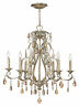 4776sl Hinkley Lighting Silver Carlton Tier Crystal Chandelier 640665477603