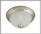 49471217 Maxim Lighting Flush Mount Ceiling Light Satin Nickel Wide