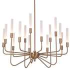 32-1-2 49615-led Craftmade Valdi Wide Integrated Led Chandelier 647881186692