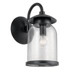 49884dbk Kichler Lighting Wall Sconces Distressed Black Aluminum Hugo 783927539524