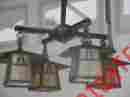 4dm-rc Arroyo Craftsman Cch-8 4 Light Carmel Chandelier