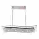50107-bs-clr 50107-bs Access Lighting Aquarius 4 Light Semi Flush Or Pendant Brushed Steel 641594013771