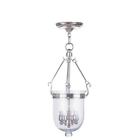 5083-35 Livex Lighting Jefferson Polished Nickel Pendant 847284017375