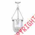 5085-91 Jefferson Livex Lighting 5085 Brushed Nickel 4 Light Pendant 847284017474
