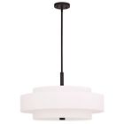 50875-07 Livex Lighting Meridian Drum Pendant 847284041226