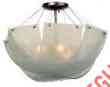 5096sn Cirrus Layered Bubble Kalco Semi-flush Floating Glass Chadelier Light