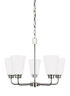 50988-bnse Bowery Grove Blossom Chandelier Brushed Nickel 194712365370