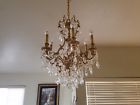5146-ag-cl-mwp Crystorama Yorkshire Crystal Brass Chandelier Light Watts