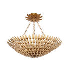 519-c Broche Crystorama Lighting Group 8 Light Semi-flush Ceiling Fixture