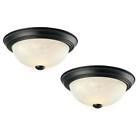 519231 Design House Oil Rubbed Bronze Flushmount 044321519230