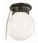 519264 Design House Oil Rubbed Bronze Ceiling Light Opal 044321519261