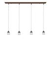 52024fc-orb Access Lighting Quadra Four Light Linear Pendant Oil Rubbed Bronze