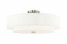 52140-91 Livex Lighting Meridian Light Wide Drum Ceiling Fixture 847284058002